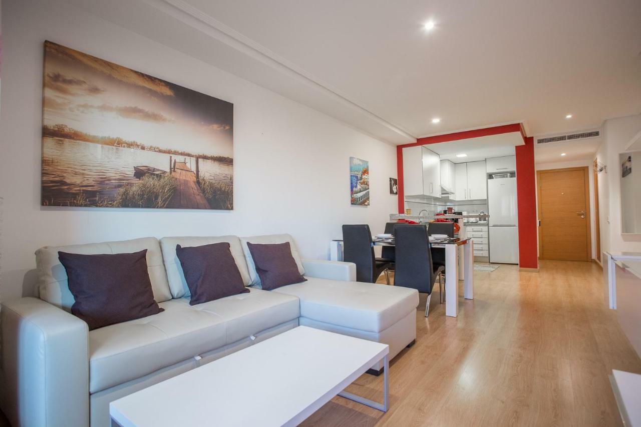 Apartment On The Beach,Pool,Wifi,Garage,Valencia Exterior foto